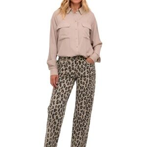 Leopard Print Women's Pants